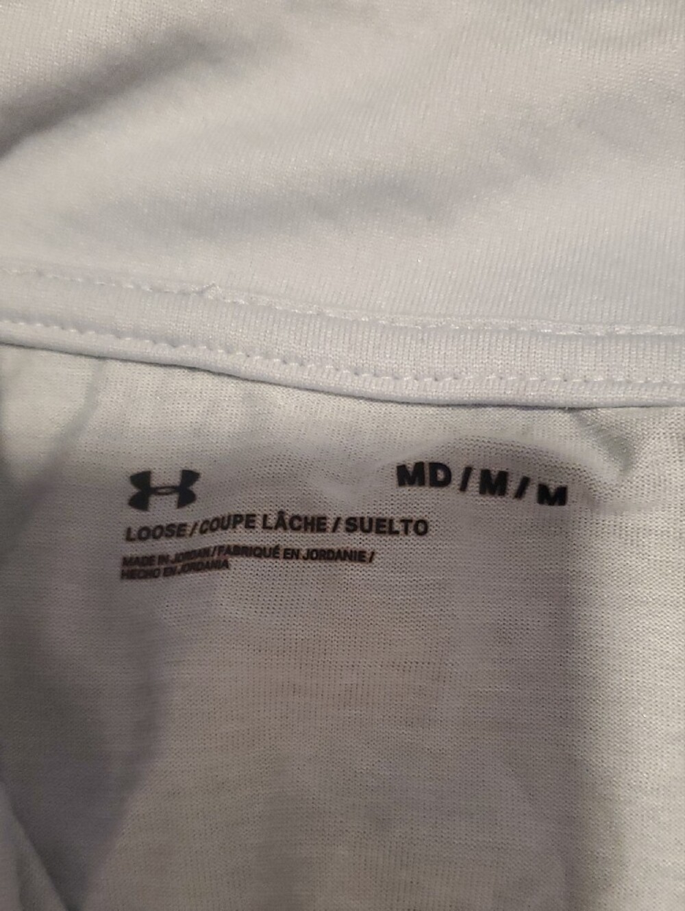 Under Armour Light Gray 1/4 Zip Long Sleeve Pullover - Picture 2 of 2
